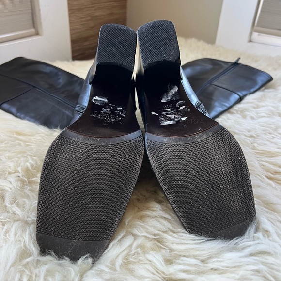 Bally Black Leather Knee-High Boots 6.5 - Picture 3 of 11